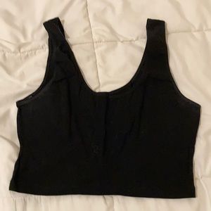 black crop top size M